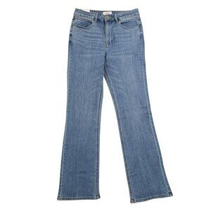 NEW Wrangler Womens Size 10 High-Rise Bootcut Jeans Blue Denim Stretch